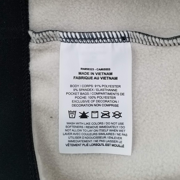 Nike Grey & Black Drawstring Therma Fleece Training Straight Leg Sweat Pants - Picture 6 of 10